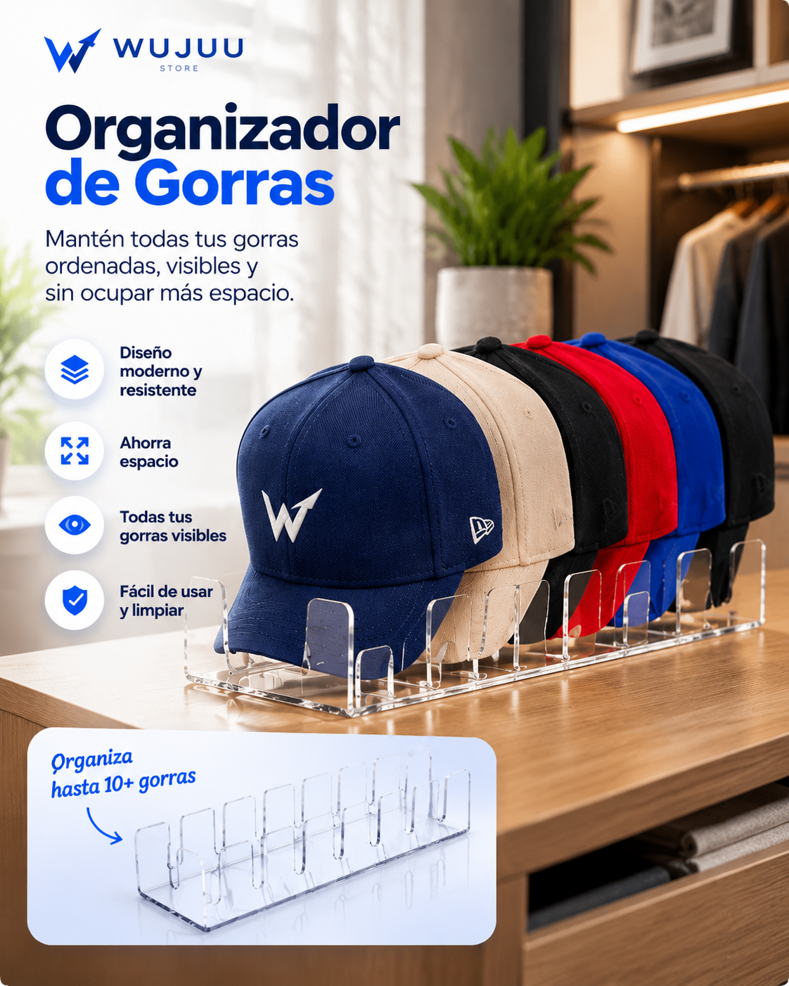 Organizador de Gorras Wujuu™