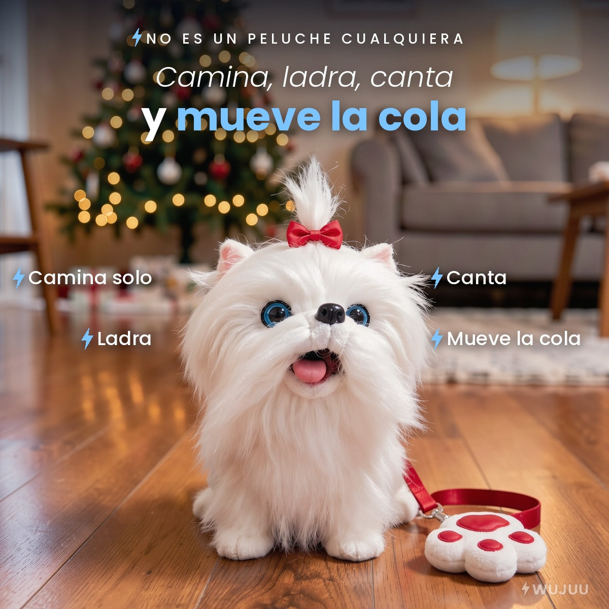 Pelusín™ · Perrito Interactivo que Camina y Ladra — foto 2