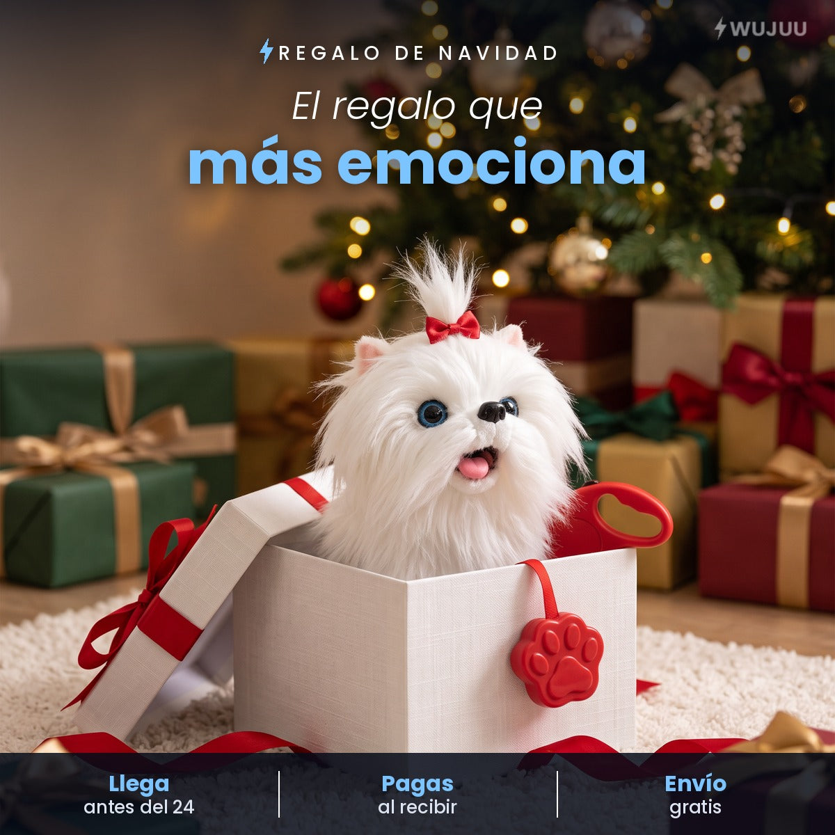 Pelusín™ · Perrito Interactivo que Camina y Ladra — foto 4