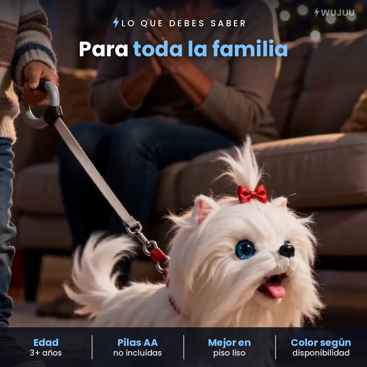 Pelusín™ · Perrito Interactivo que Camina y Ladra — foto 6