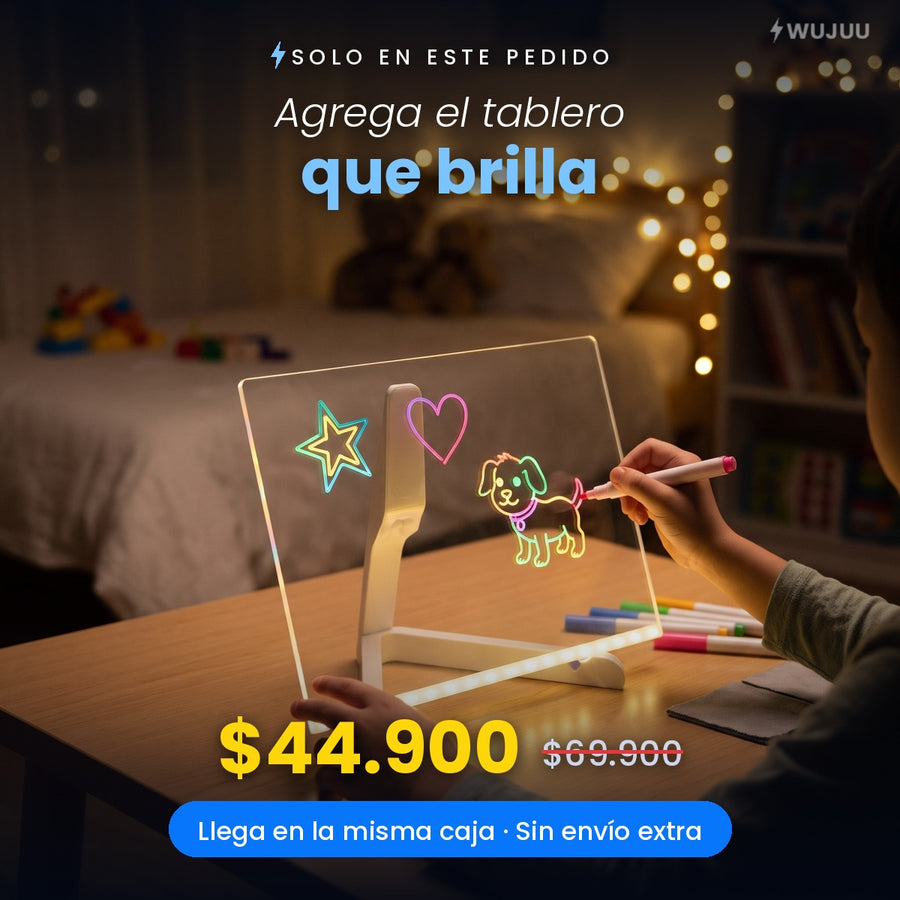 LumiTrazo™ · Tablero Mágico de Dibujo con Luz LED